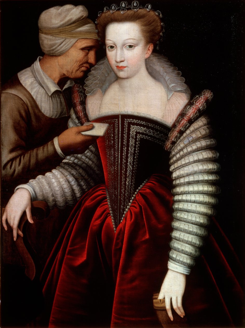 A Love Letter Procuress, anden halvdel af 1500-tallet af French Master