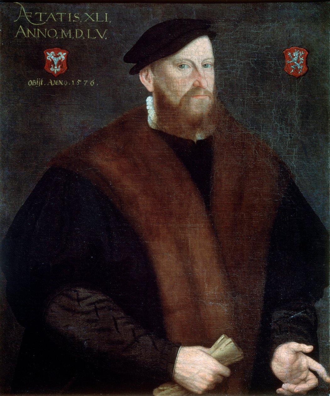 Portræt af en ældre mand, 1576 af French Master