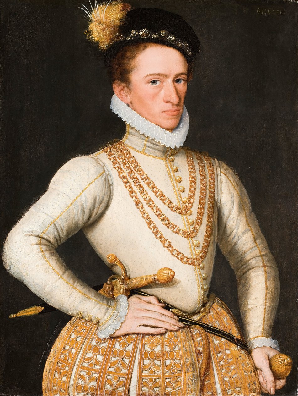Portræt af en ukendt fransk adelsmand, 1560 af French Master