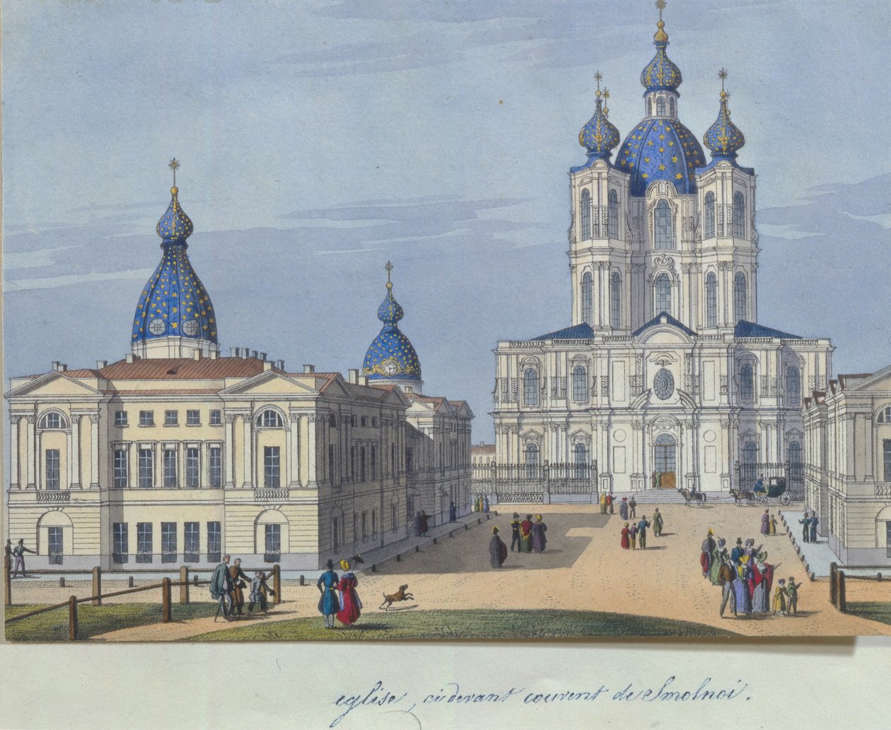 Smolny Resurrection Cathedral i Sankt Petersborg, 1830-1840