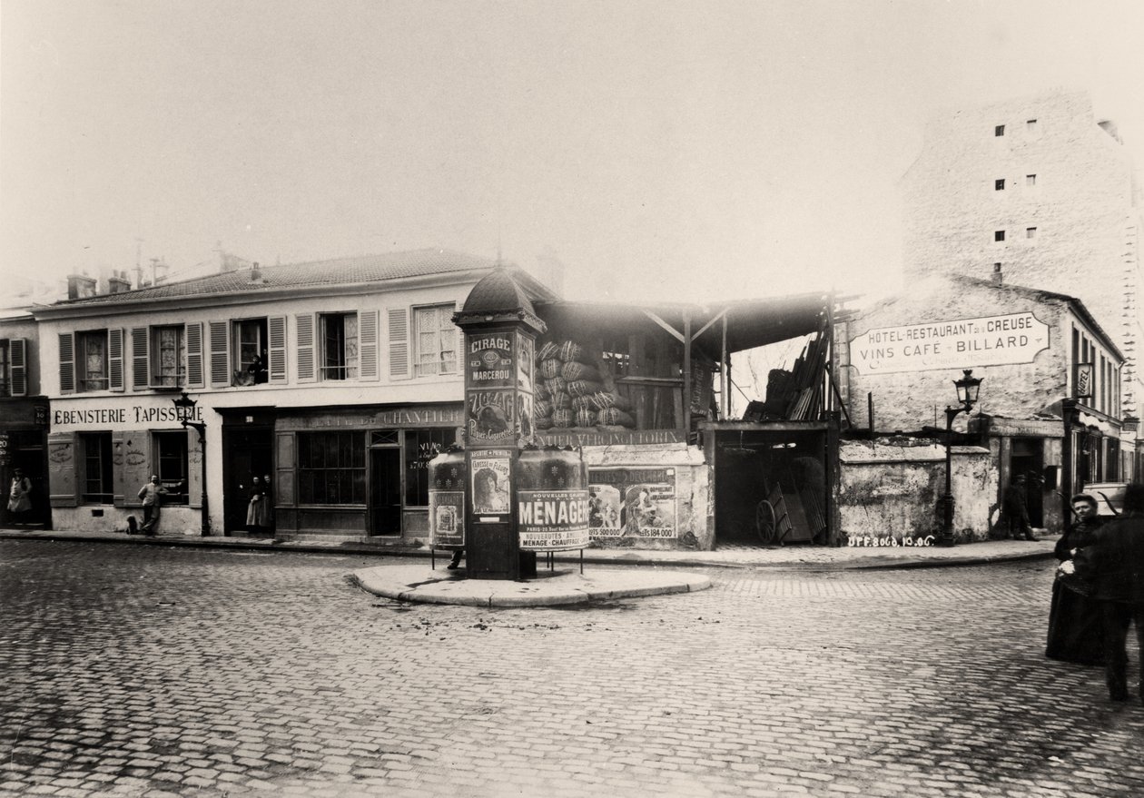 28 rue Vercingetorix, Paris (s/h-billede) af French Photographer