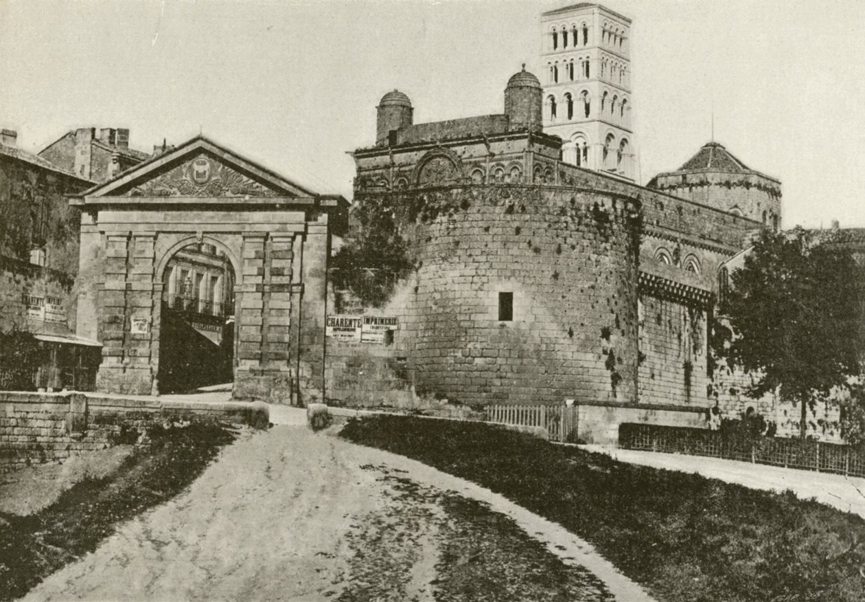 Angouleme, Ancienne Porte Saint-Pierre (s/h-foto) af French Photographer