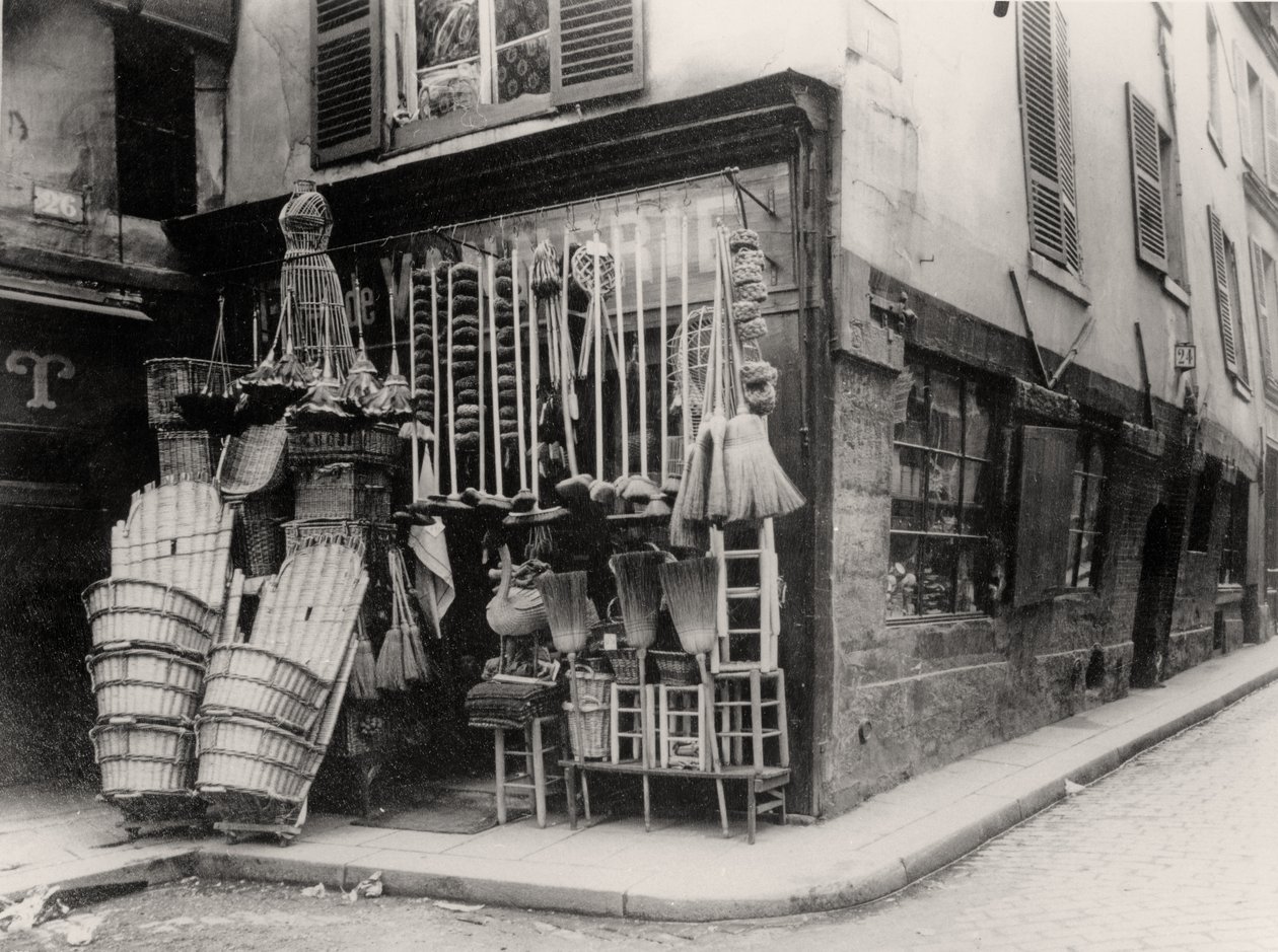 Kurvebutik, Paris (s/h-billede) af French Photographer