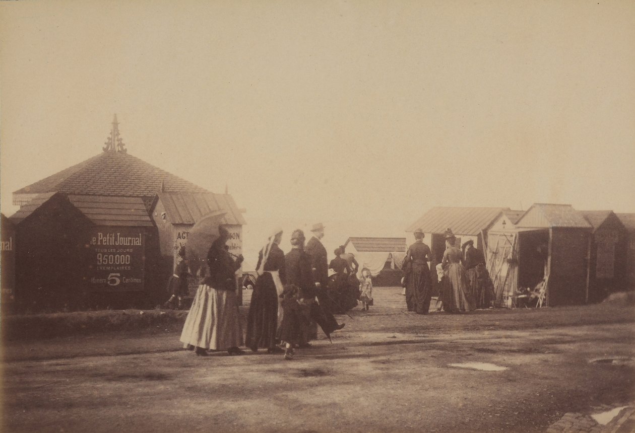 Badeanstalt i Villers-sur-Mer, Deauville, Frankrig af French Photographer