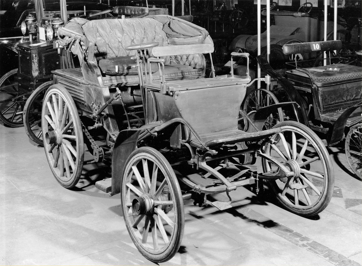 Benz bil, 1898 af French Photographer