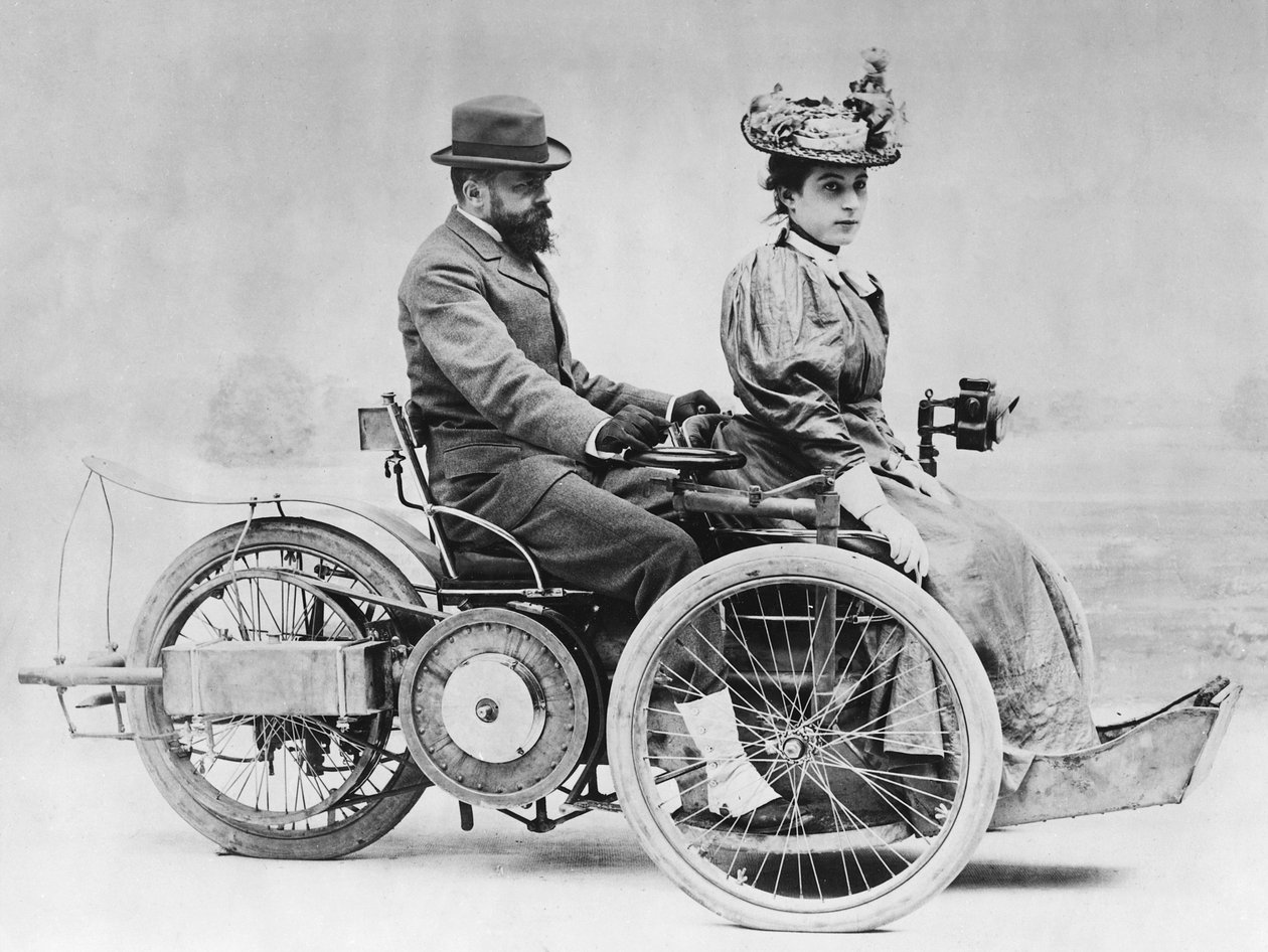 Bollées Cart, 1896 af French Photographer