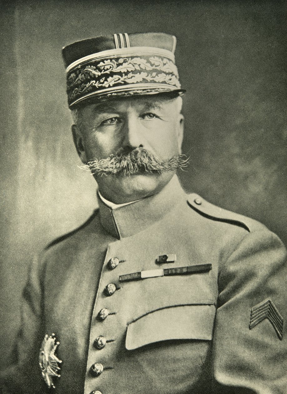 General Elie af Riols De Fonclare (1857-1944), 20. århundrede (foto) af French Photographer