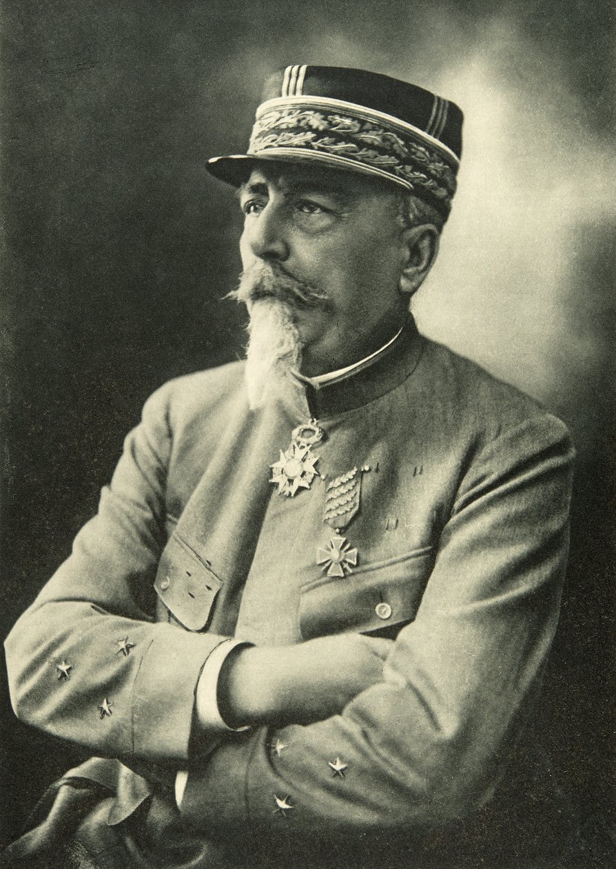 General Marie Jean Auguste Paulinier (1861-1927), 20. århundrede (foto) af French Photographer