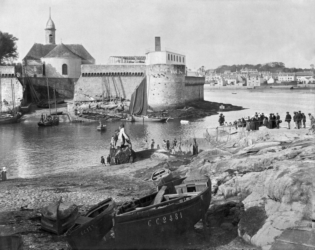 Havn, Concarneau af French Photographer