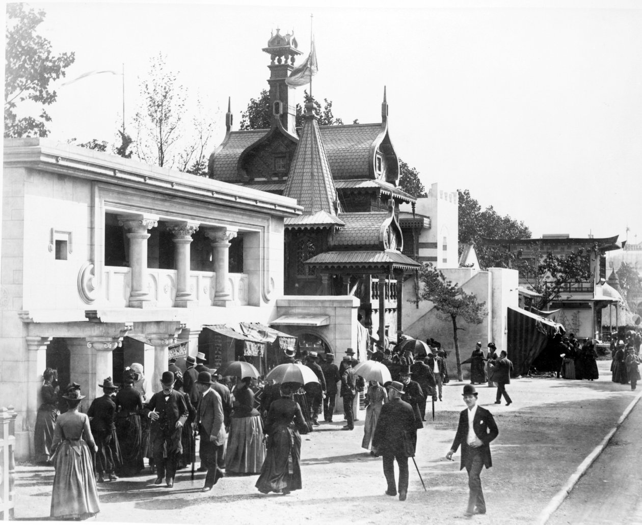 Beboelseshistorie, Paris-udstillingen, 1889 af French Photographer