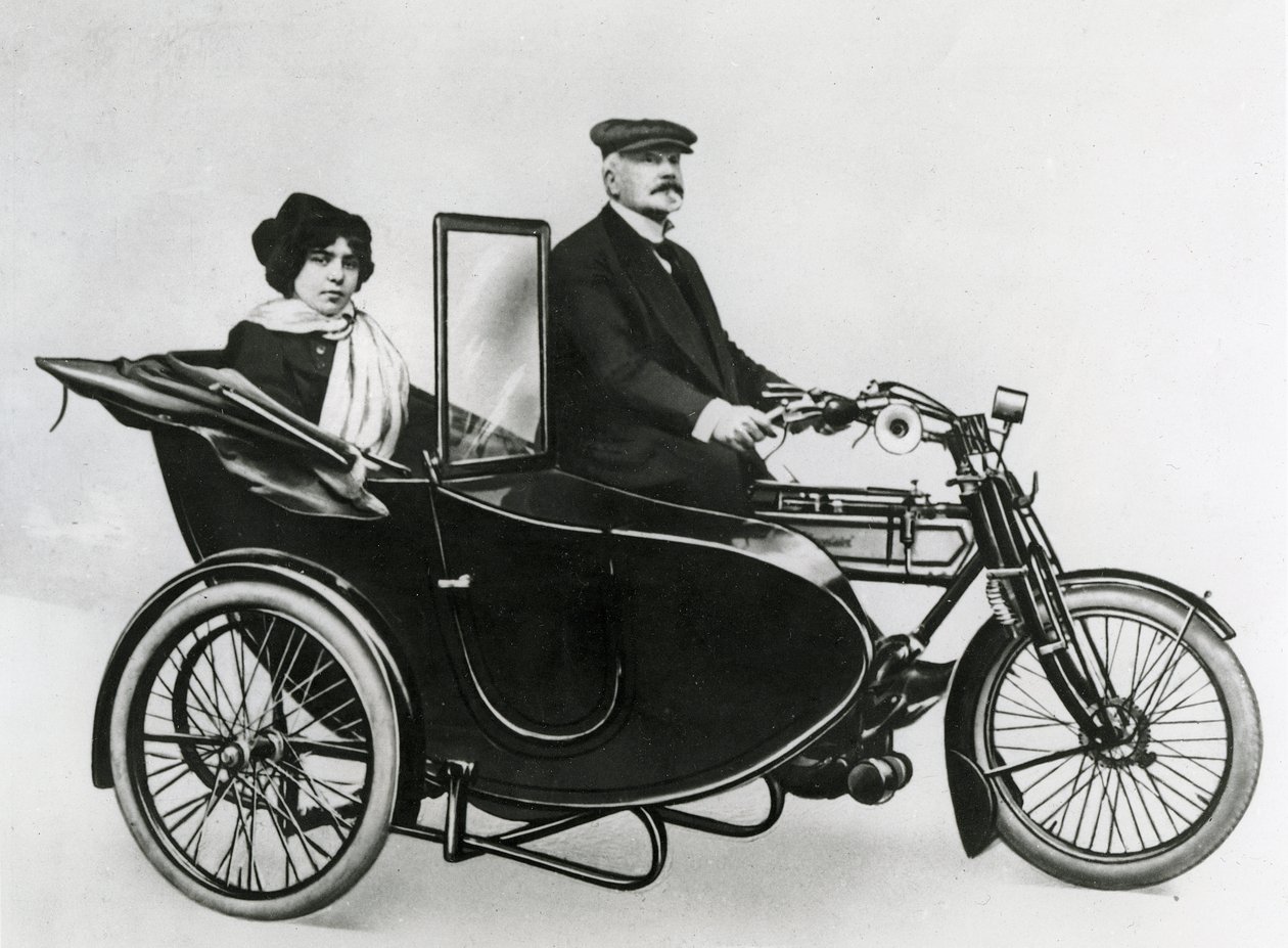 Jouve & Co. sidevogn, 1914 af French Photographer