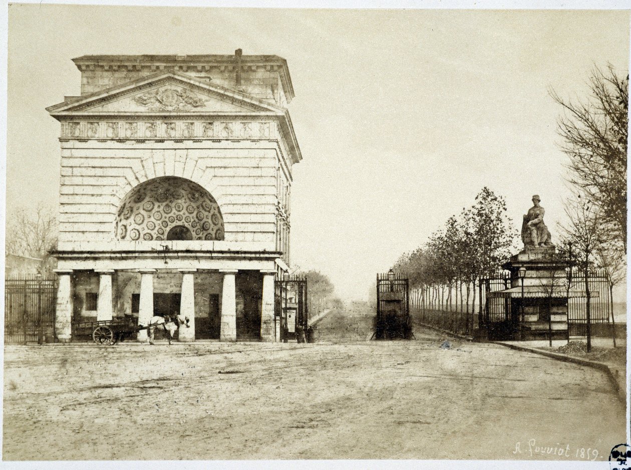 Passys barriere i "barriererne i Paris"" fotografier af Gouviot af French Photographer