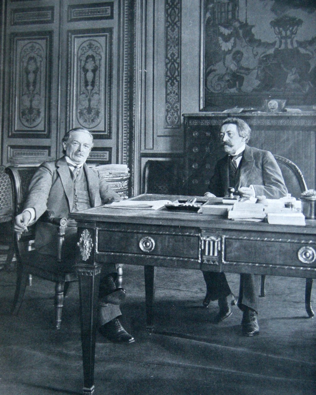 Lloyd George og Aristide Briand, 1916 af French Photographer