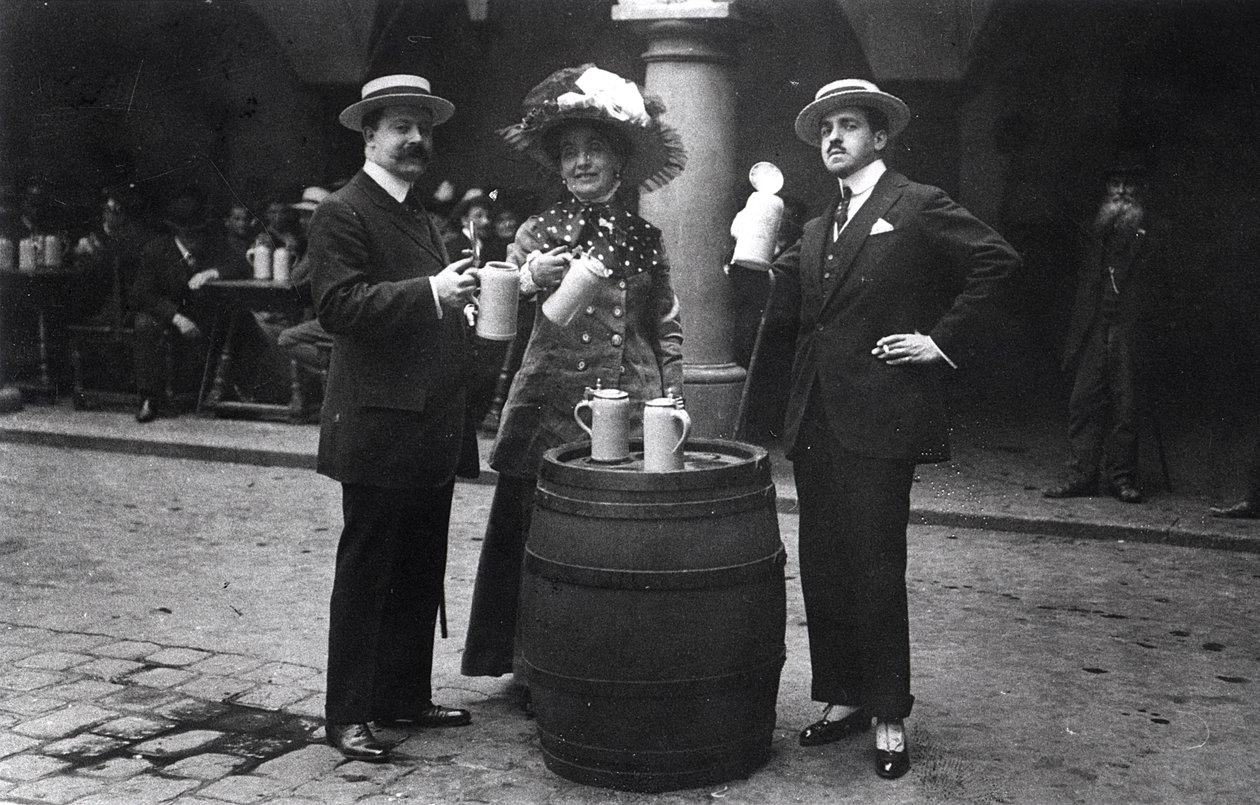 Madeleine Lemaire (1845-1928) og Reynaldo Hahn (1875-1947) af French Photographer