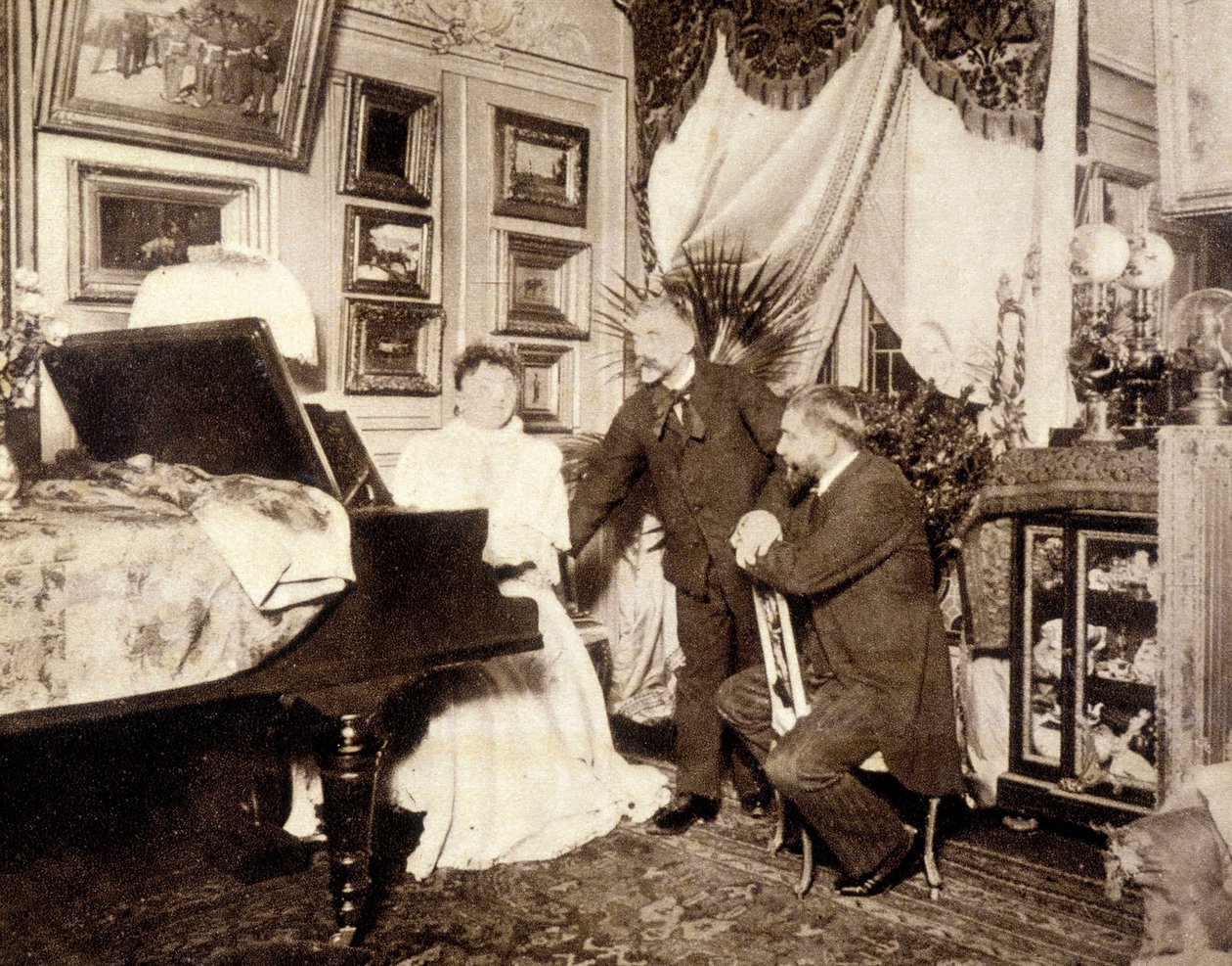 Mallarme og Manet - fotografering af French Photographer