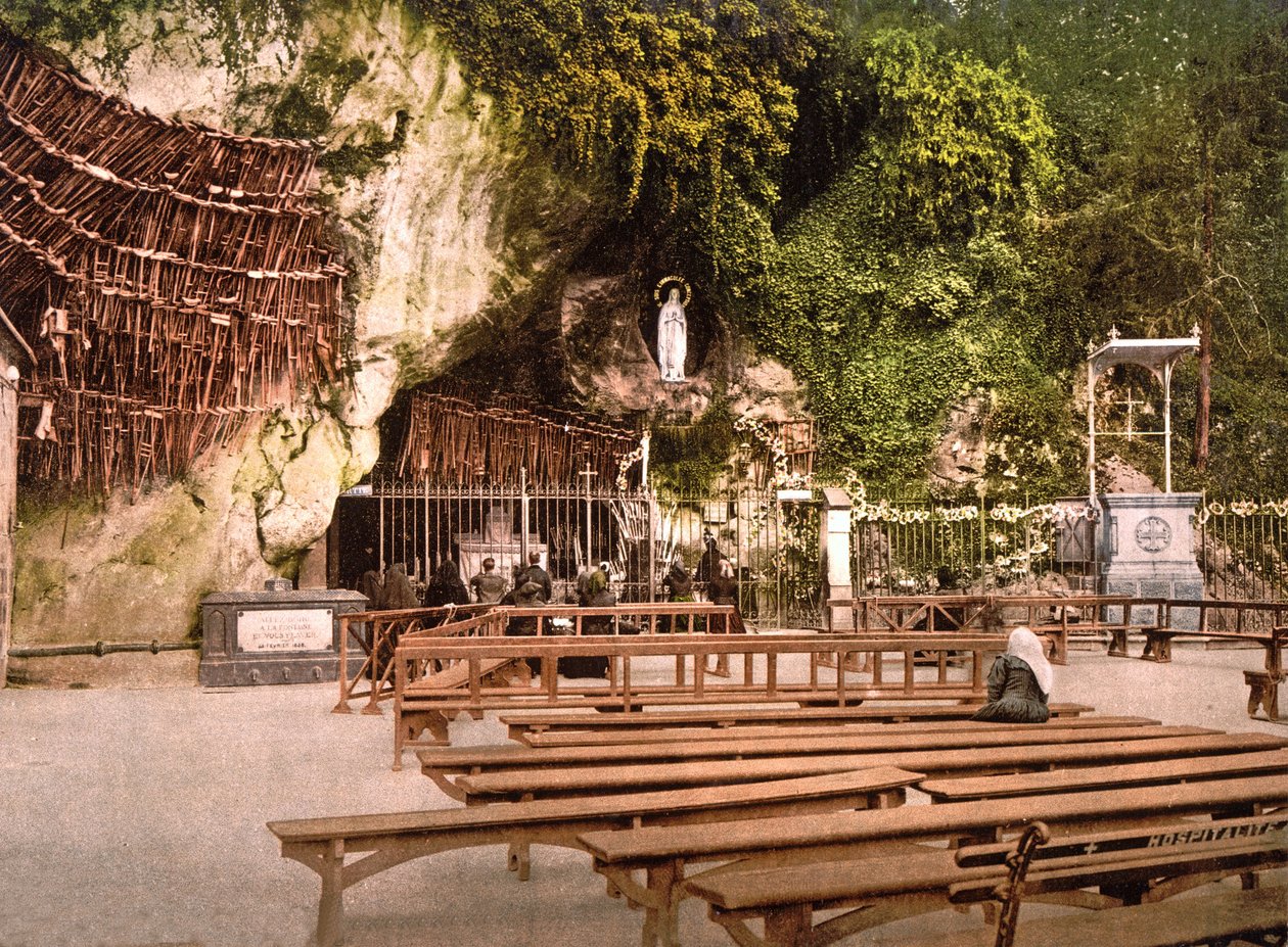 Vor Frue af Lourdes, 1890-1900 af French Photographer