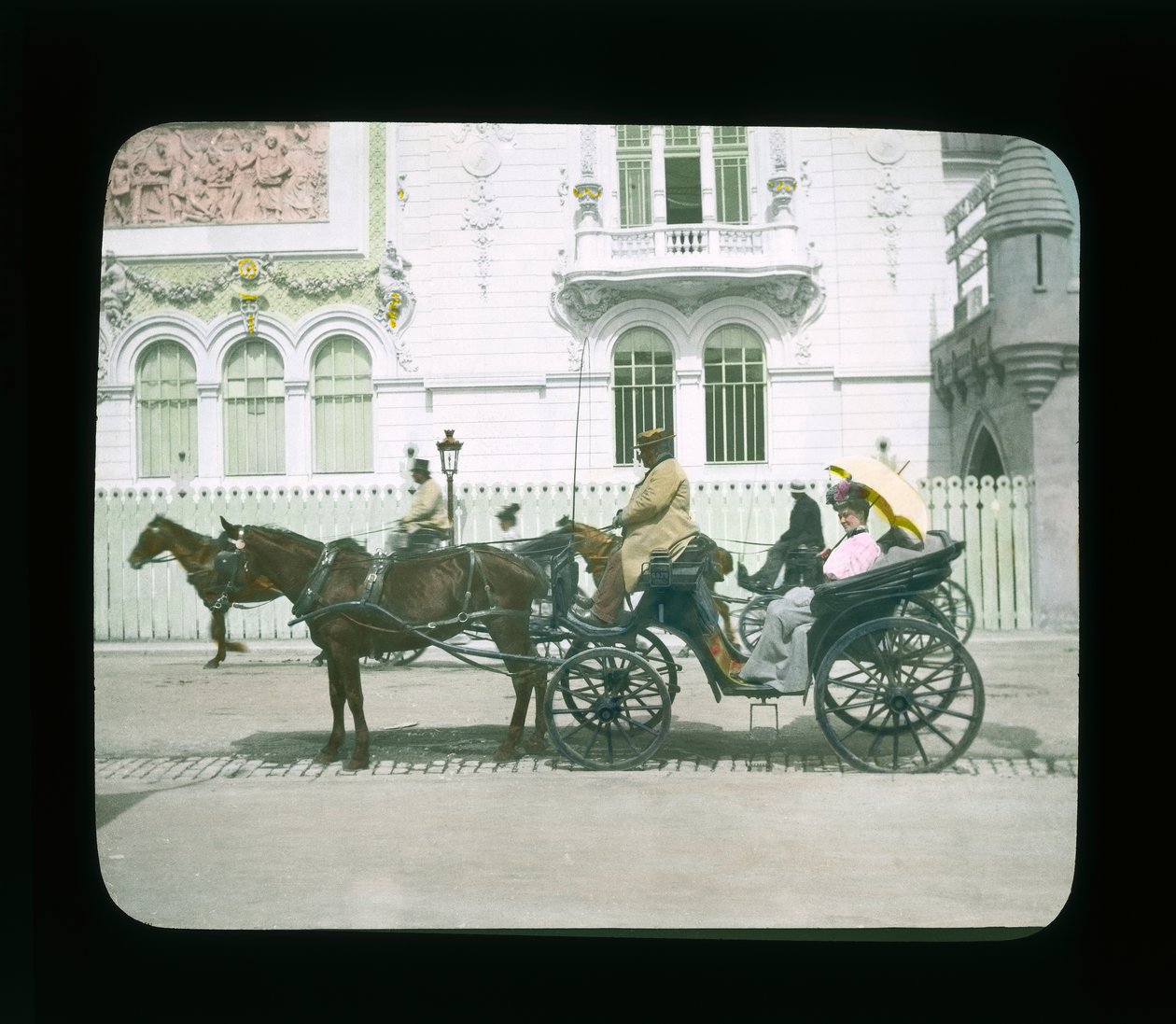 Paris-udstilling: Palace of Decorative Arts, Paris, Frankrig, 1900 (lanternerutsjebane) af French Photographer