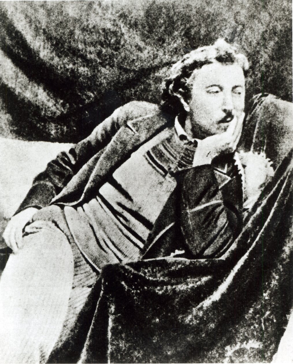 Paul Gauguin (1848-1903) (s/h-foto) af French Photographer