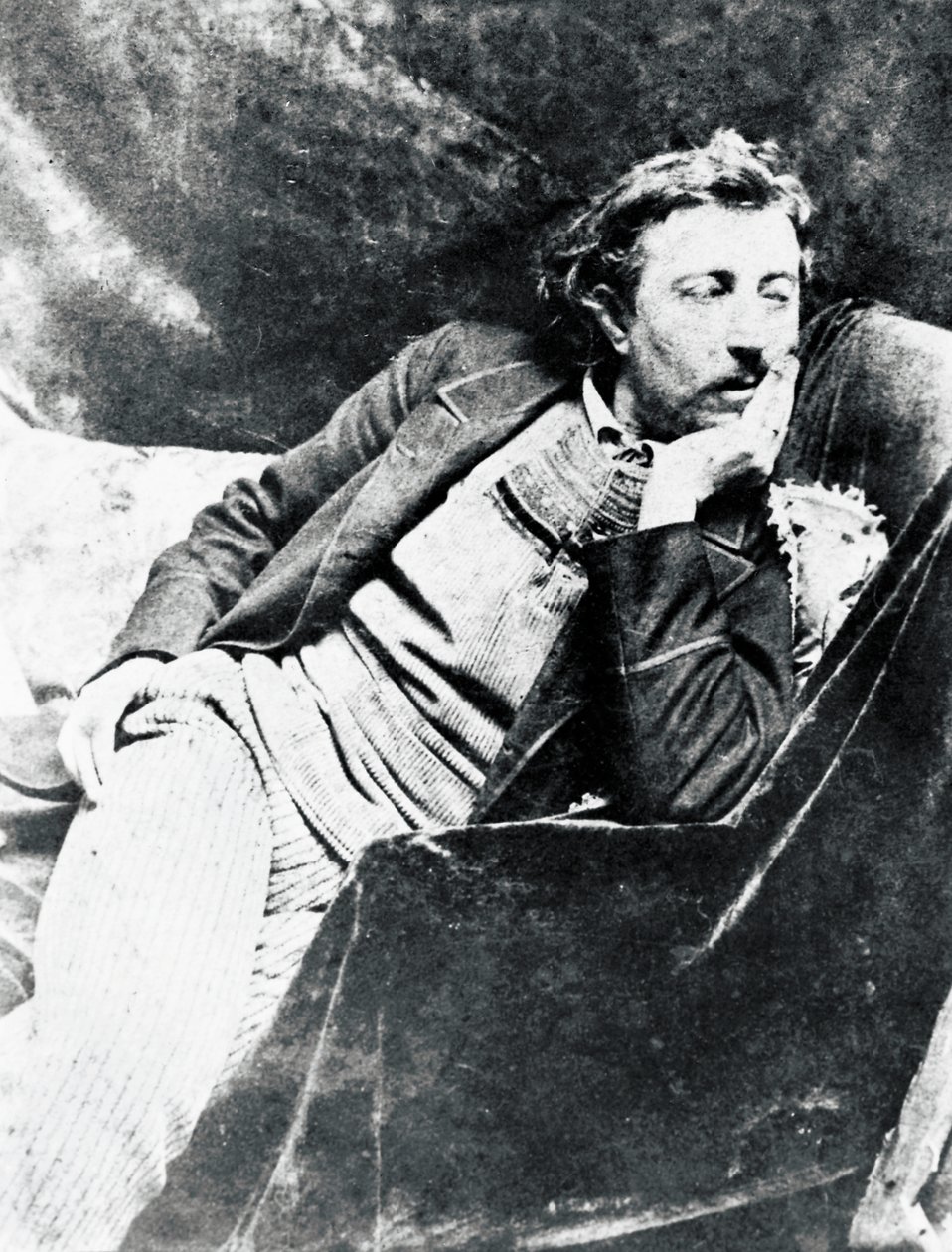 Paul Gauguin iført en bretonsk vest af French Photographer