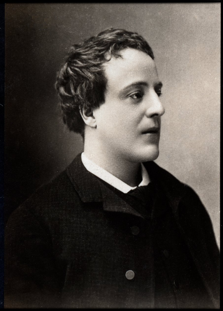 Portræt af Adolphe Leon Willette (1857-1926), fransk maler, illustrator, karikaturtegner og litograf. af French Photographer