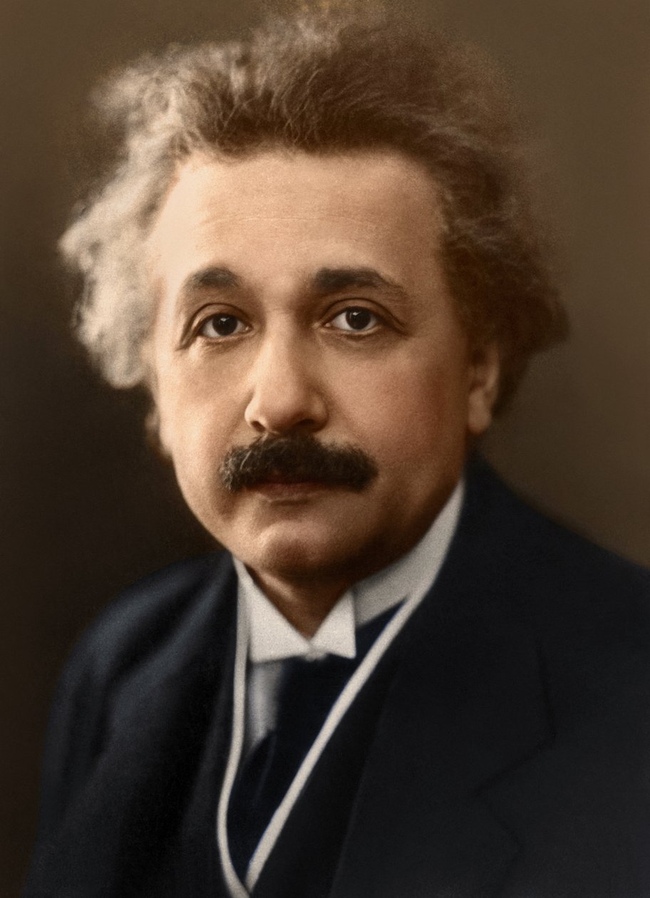 Portræt af Albert Einstein ca. 1922 (foto) af French Photographer