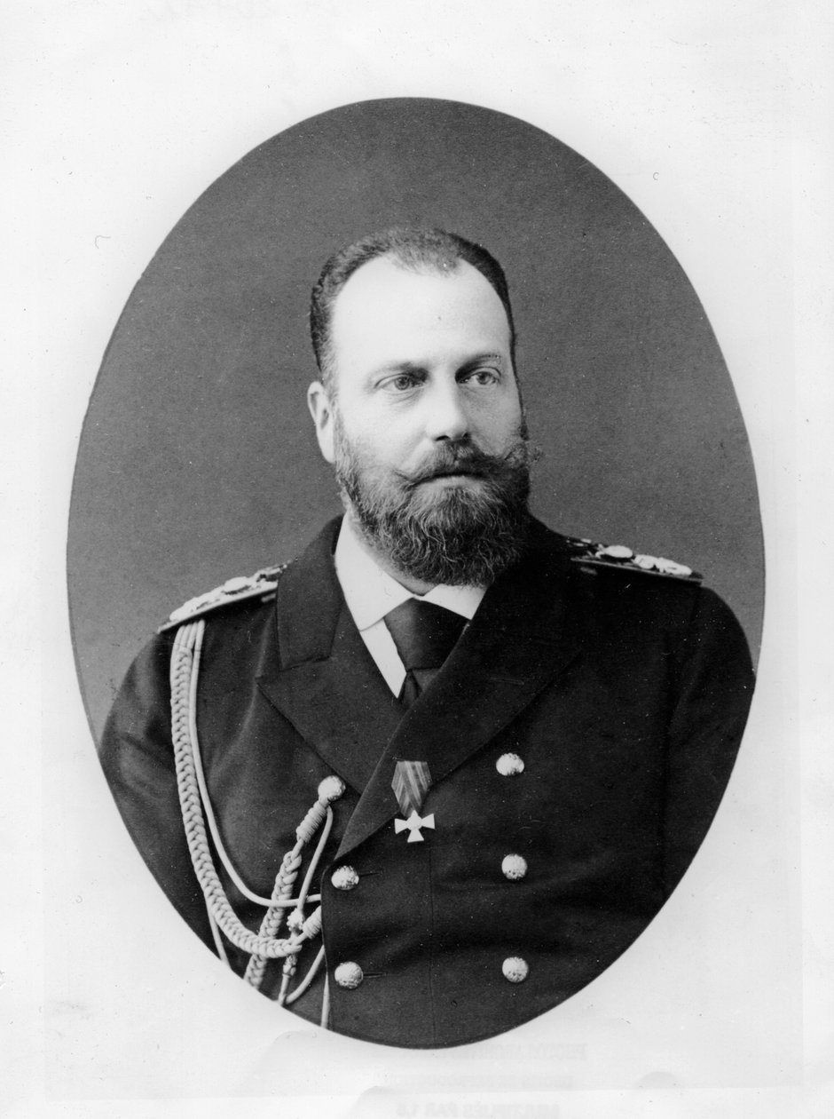 Portræt af Alexis Alexandrovitch Romanov, storhertug af Rusland af French Photographer