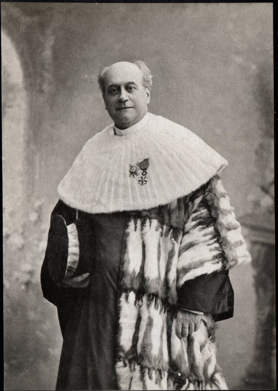 Portræt af Charles Mazeau, (1825-1905), fransk dommer og politiker. af French Photographer