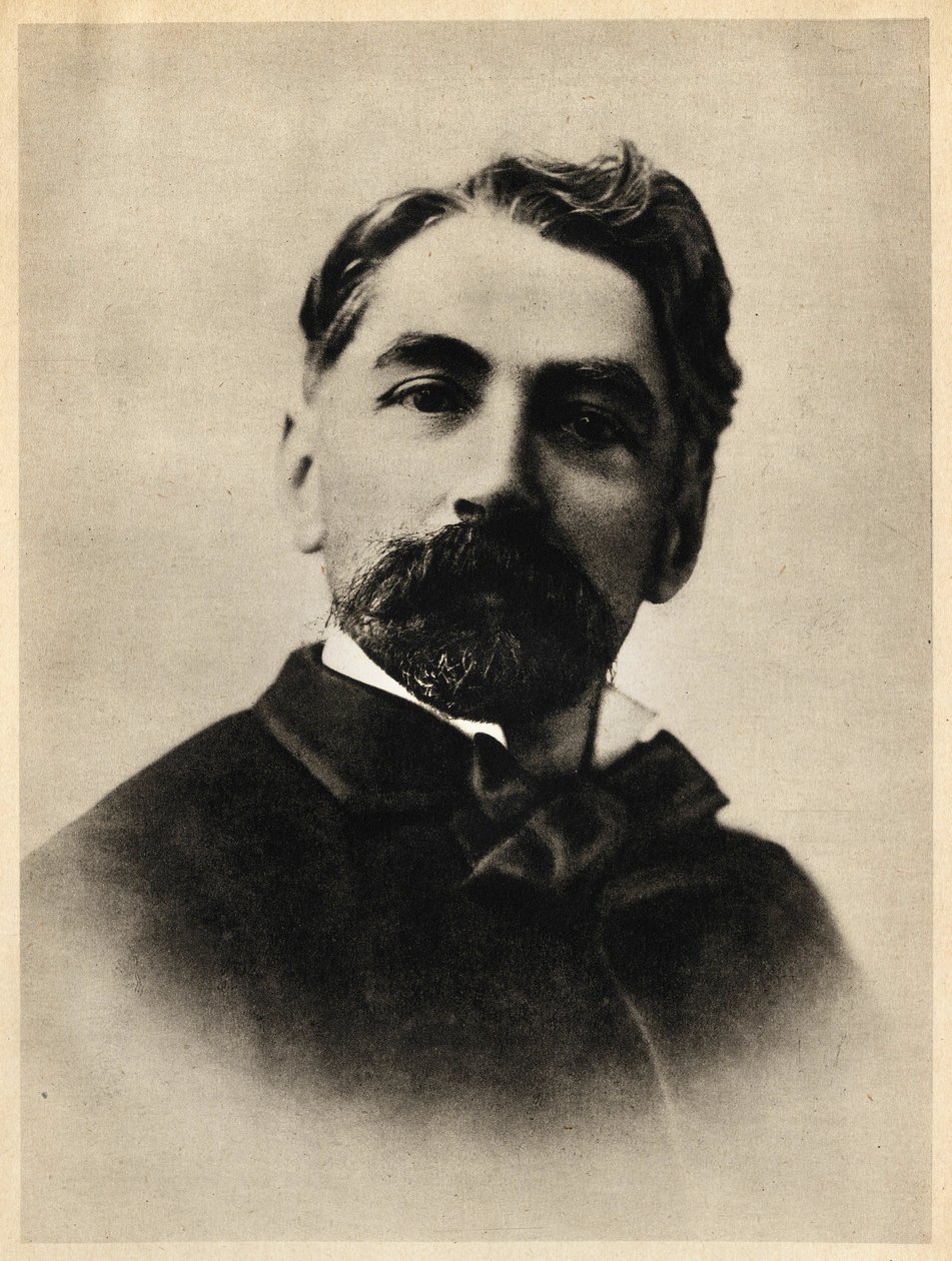 Portræt af Etienne Mallarme i 1869, kendt som Stephane Mallarme af French Photographer