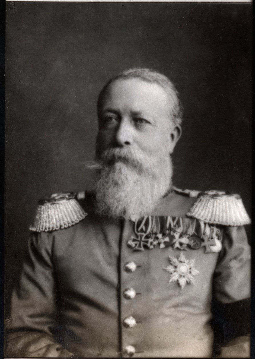 Portræt af Frederik (Friedrich) I af Baden (1826-1907) af French Photographer