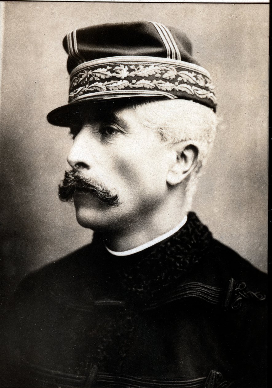 Portræt af Gaston, Marquis de Galliffet (1830-1909), fransk general og politiker. af French Photographer
