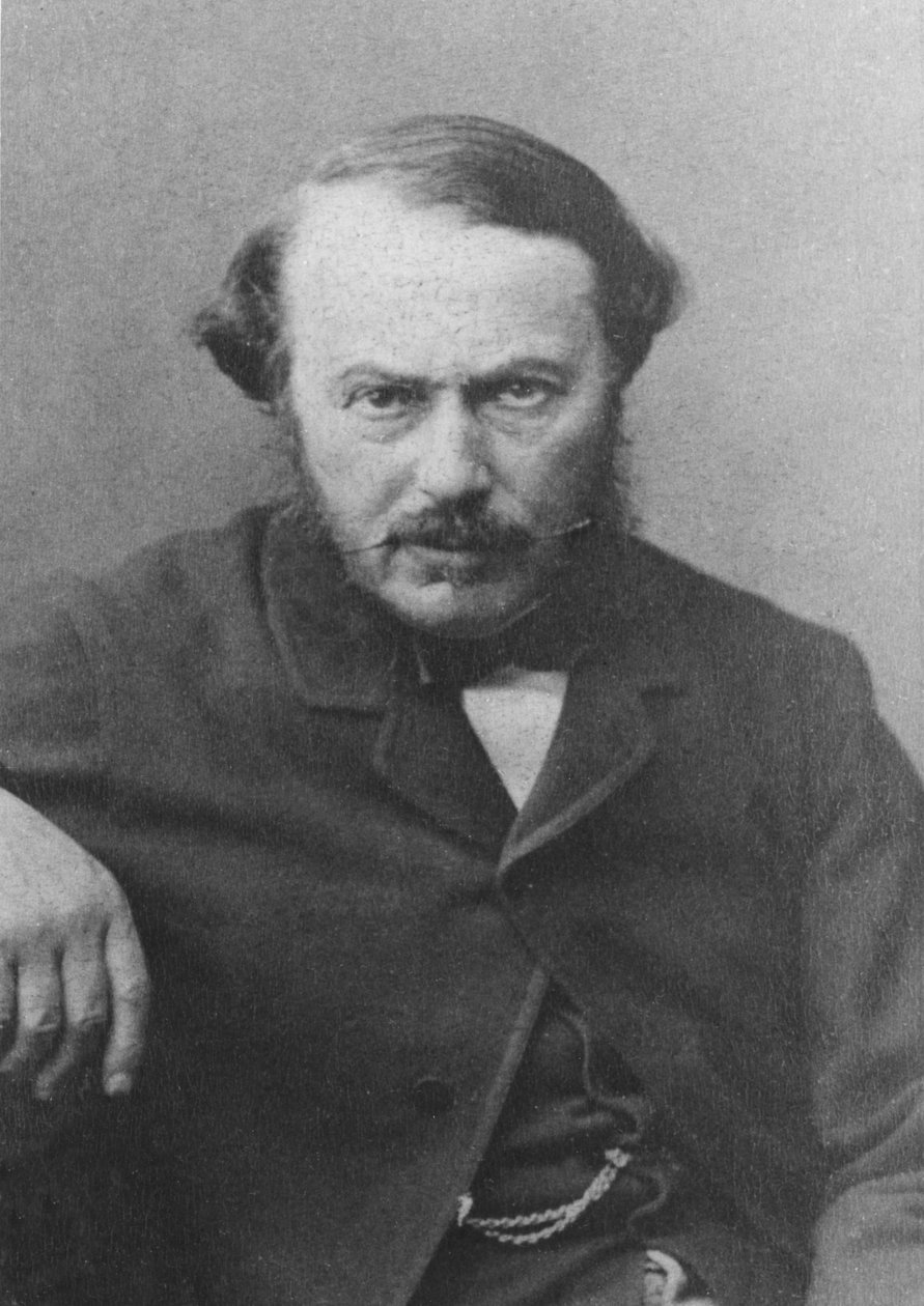 Portræt af Jean Gilbert Victor Fialin, Duc de Persigny af French Photographer