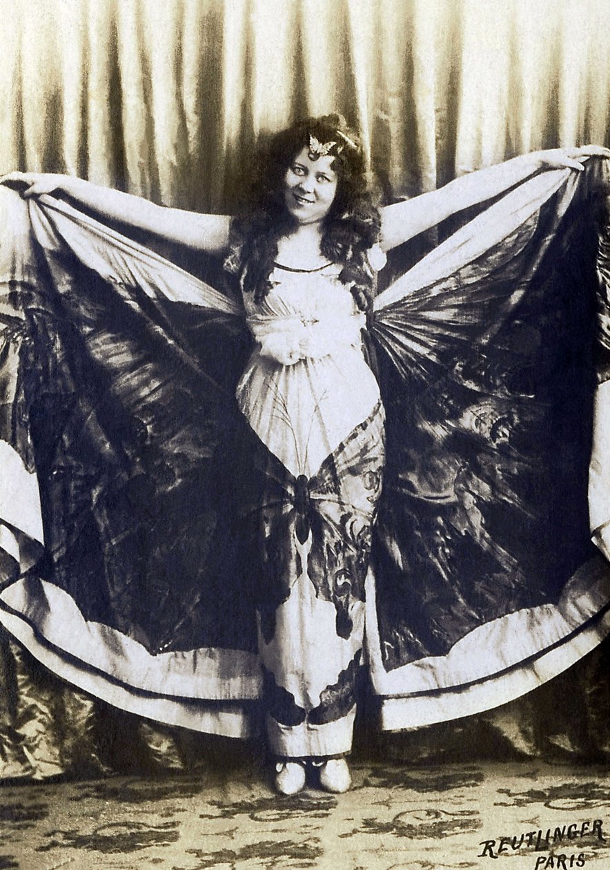 Portræt af Loie Fuller (1862-1928), amerikansk komiker, sanger, danser. af French Photographer