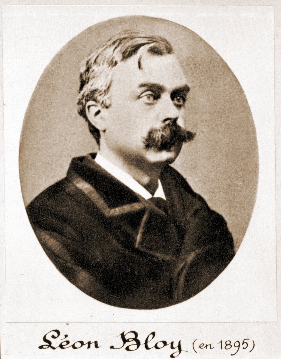 Portræt af Léon Bloy (1846 - 1917), fransk forfatter. 1895 af French Photographer
