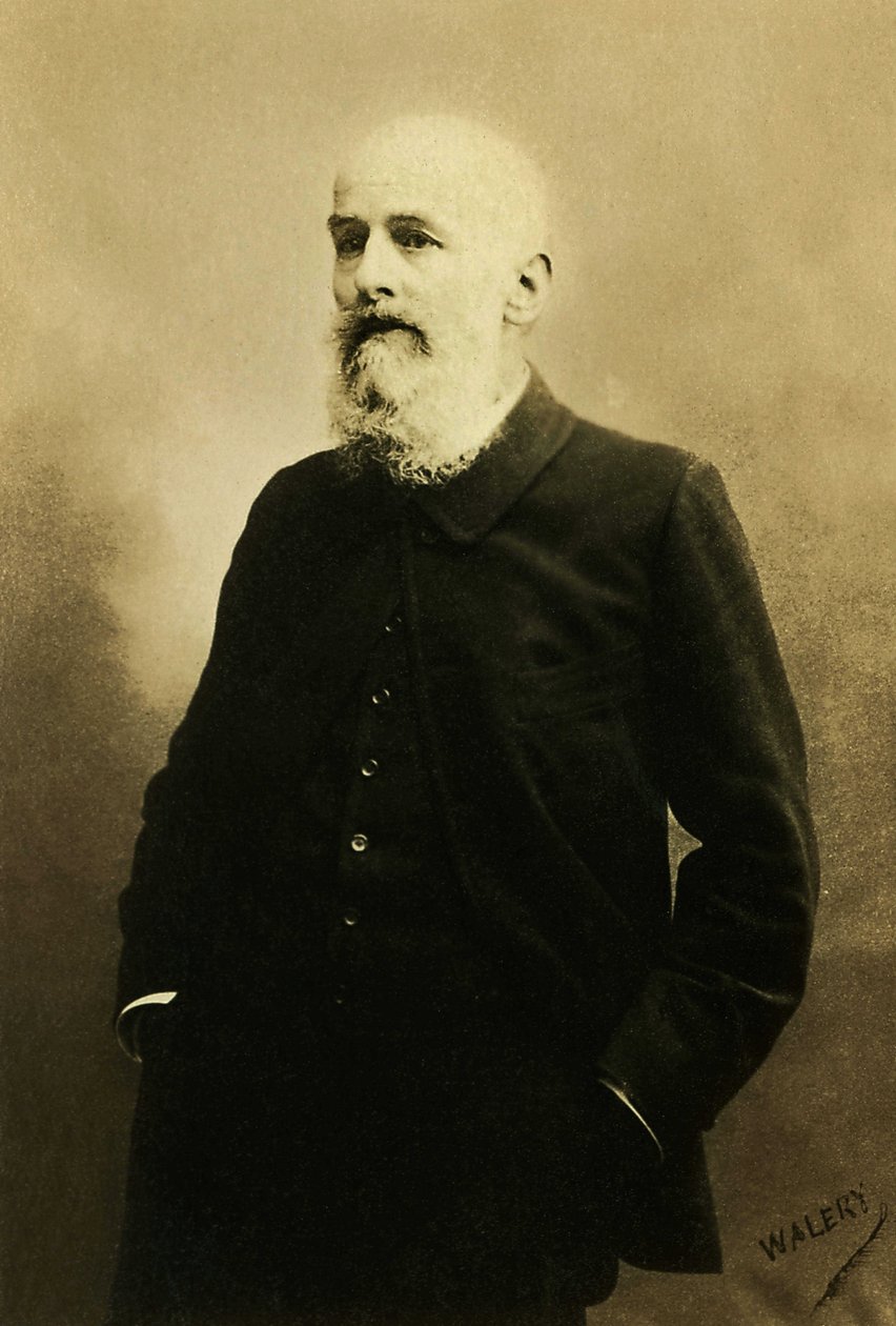 Portræt af Paul Albert Bartholome (1848-1928), fransk maler og billedhugger af French Photographer