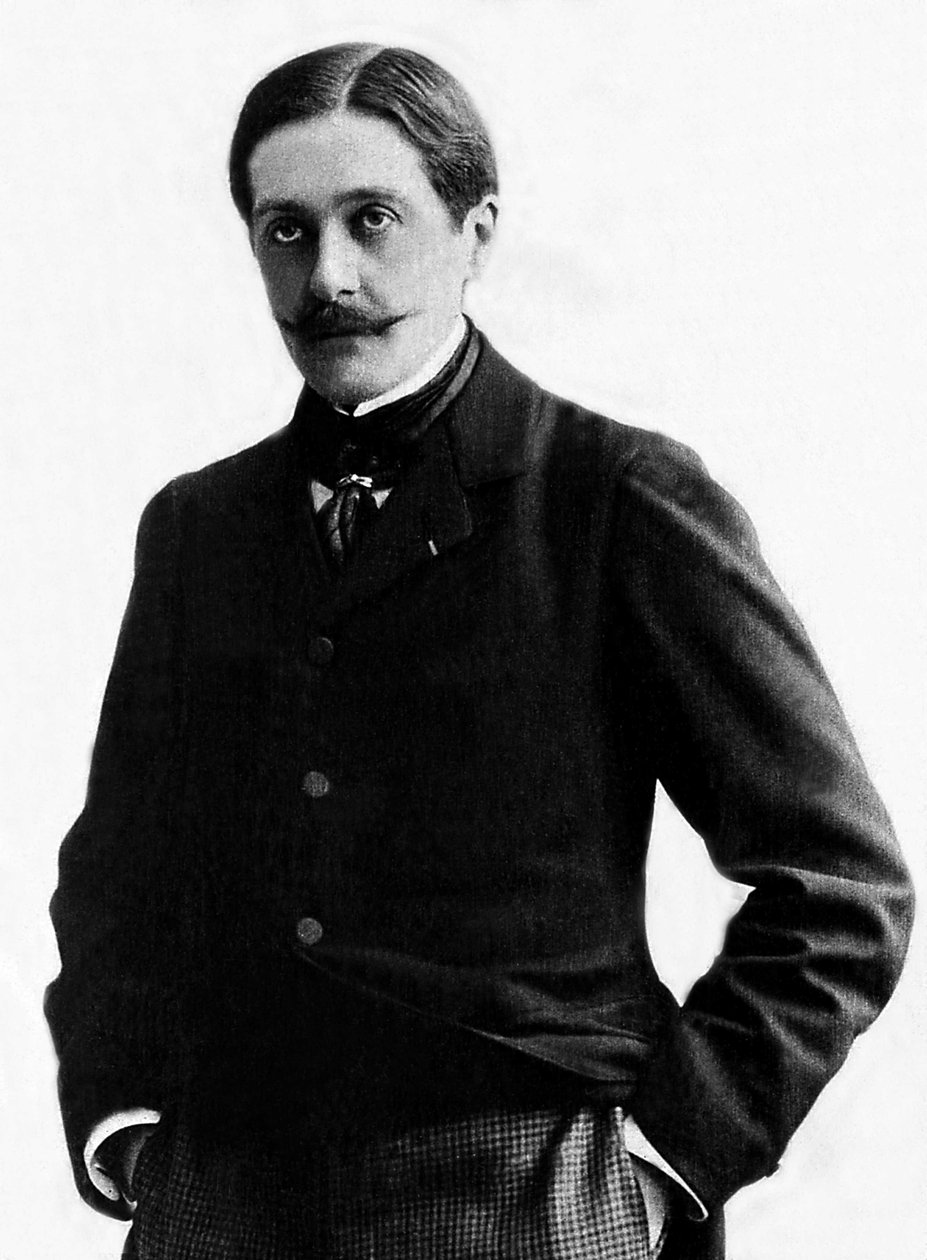 Portræt af Paul Hervieu (1857-1915), fransk forfatter og dramatiker. af French Photographer