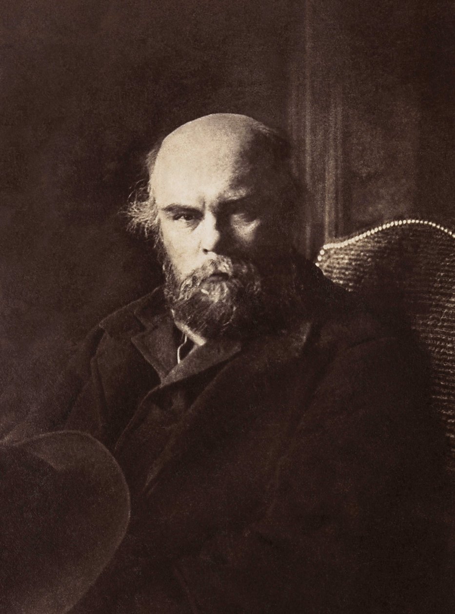 Portræt af Paul Verlaine (1844-1896), fransk digter. af French Photographer
