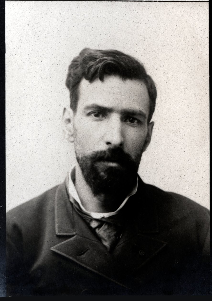 Portræt af Pietro Paolo Savorgnan di Brazza (1852-1905), Franco italiensk opdagelsesrejsende. af French Photographer