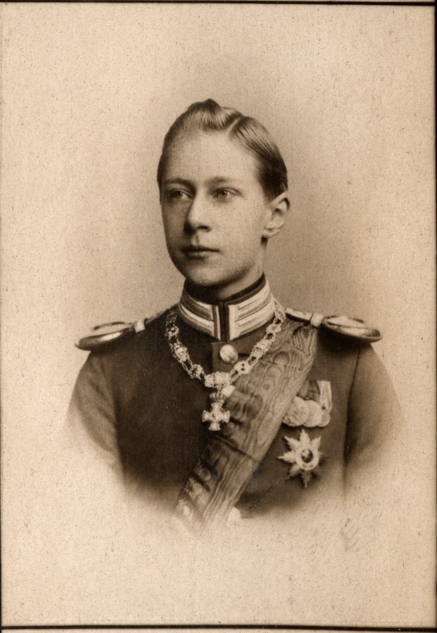 Portræt af prins William (1882-1951), tysk kronprins af French Photographer