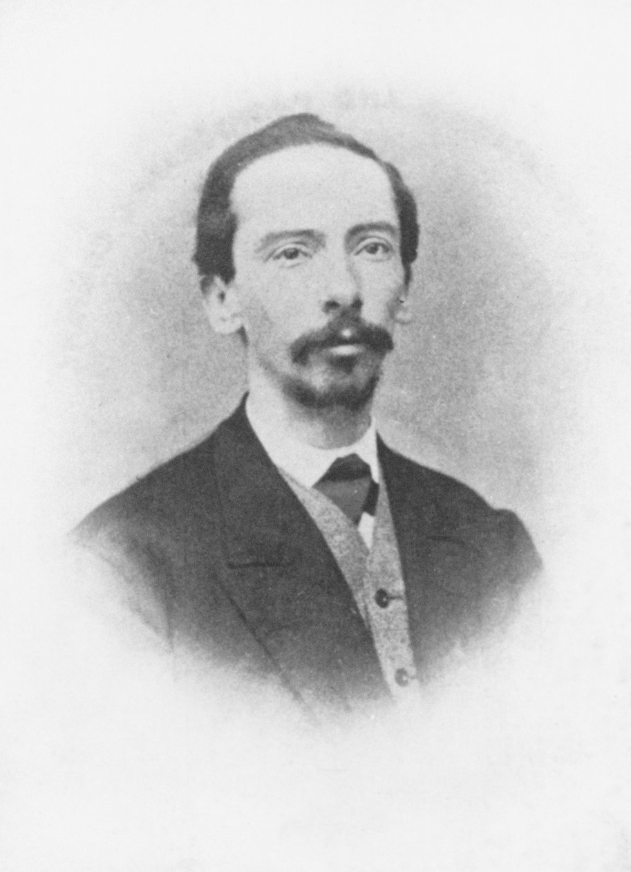 Portræt af Rafael Pombo, 1868 af French Photographer