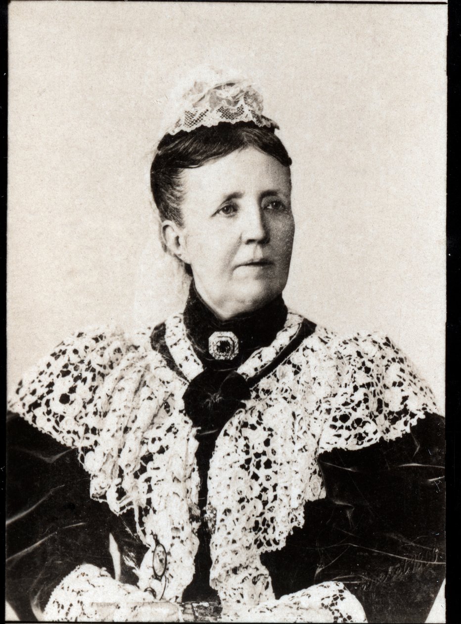 Portræt af Sophia af Nassau (1836-1913), dronning af Sverige og Norge. af French Photographer
