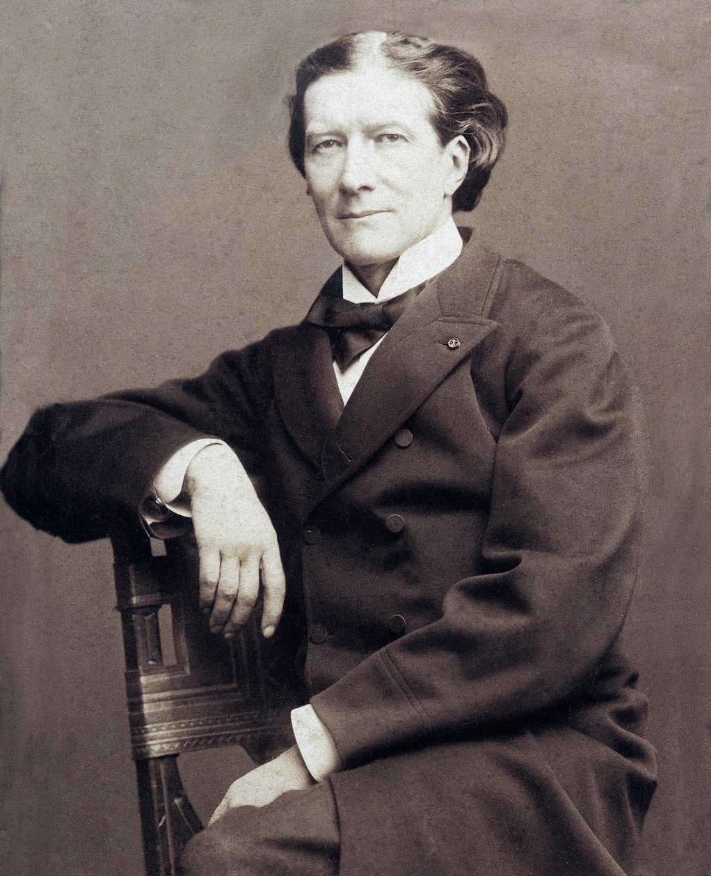 Portræt af victorianske Sardou (1831-1908), fransk dramatiker af French Photographer