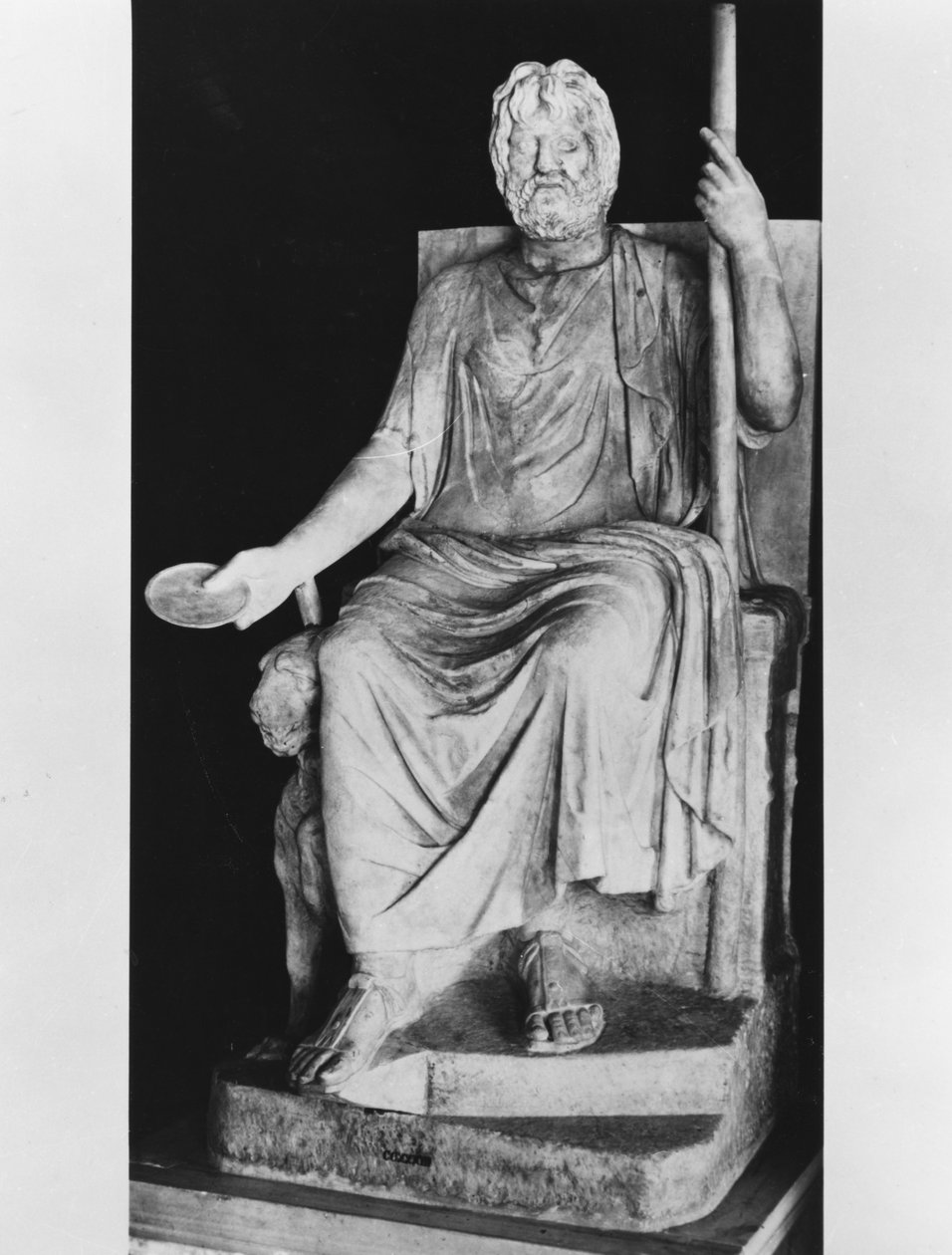 Statue af Plutarch af French Photographer