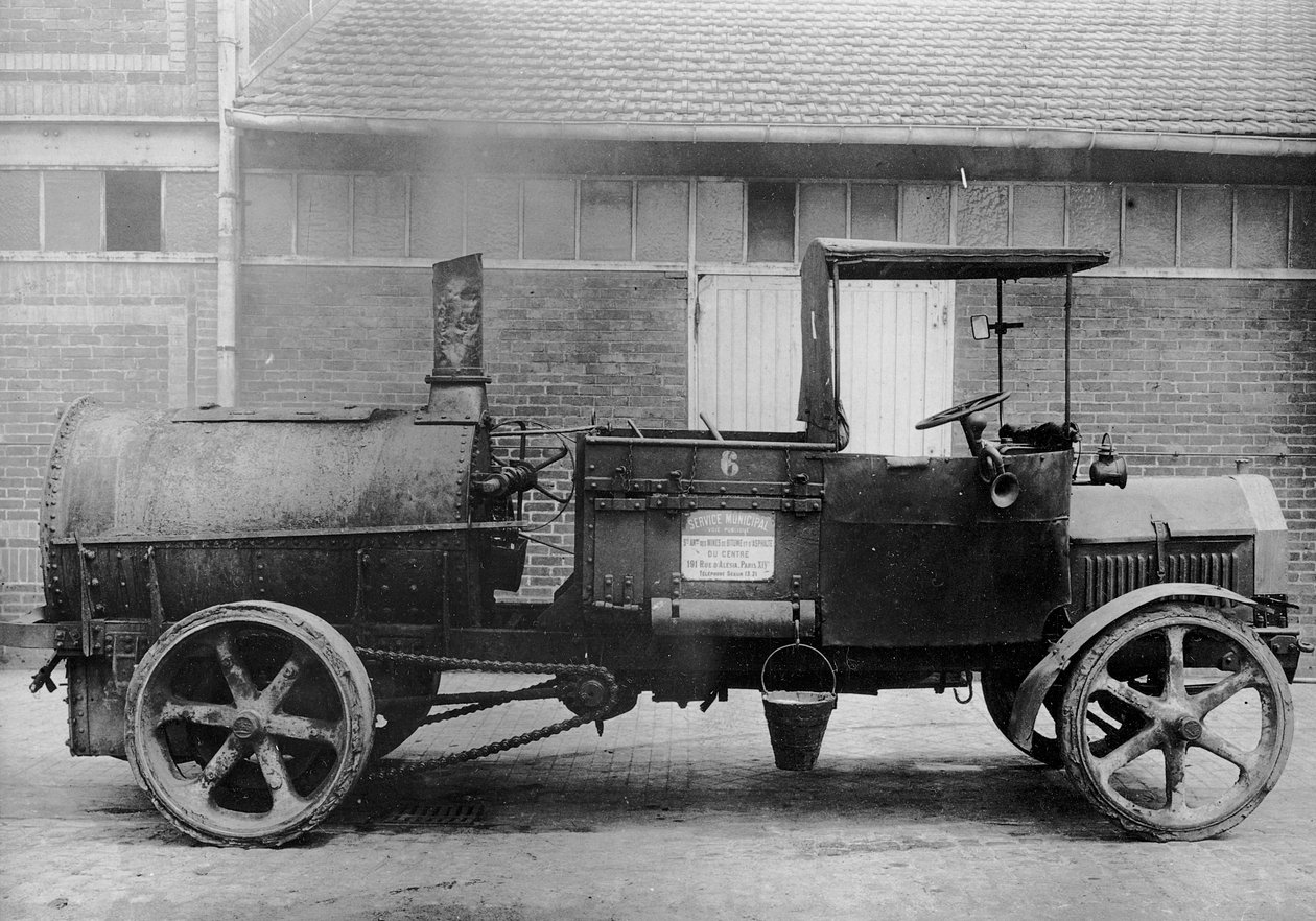 Tjærevogn, ca.1900 af French Photographer
