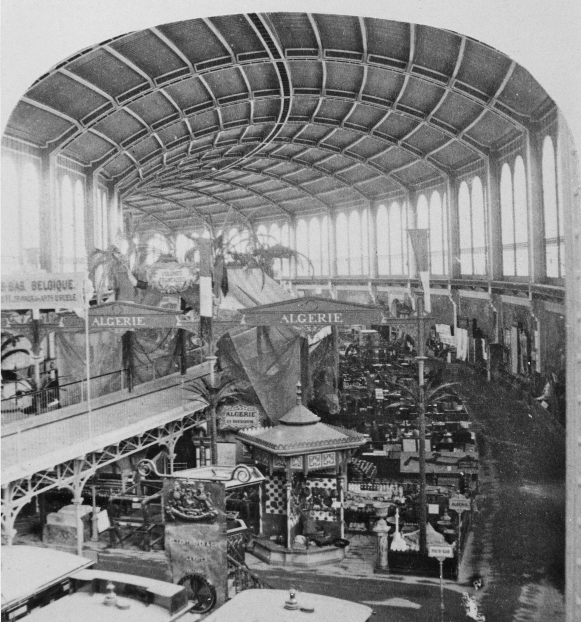 The Circular Gallery på den universelle udstilling i 1867 af French Photographer
