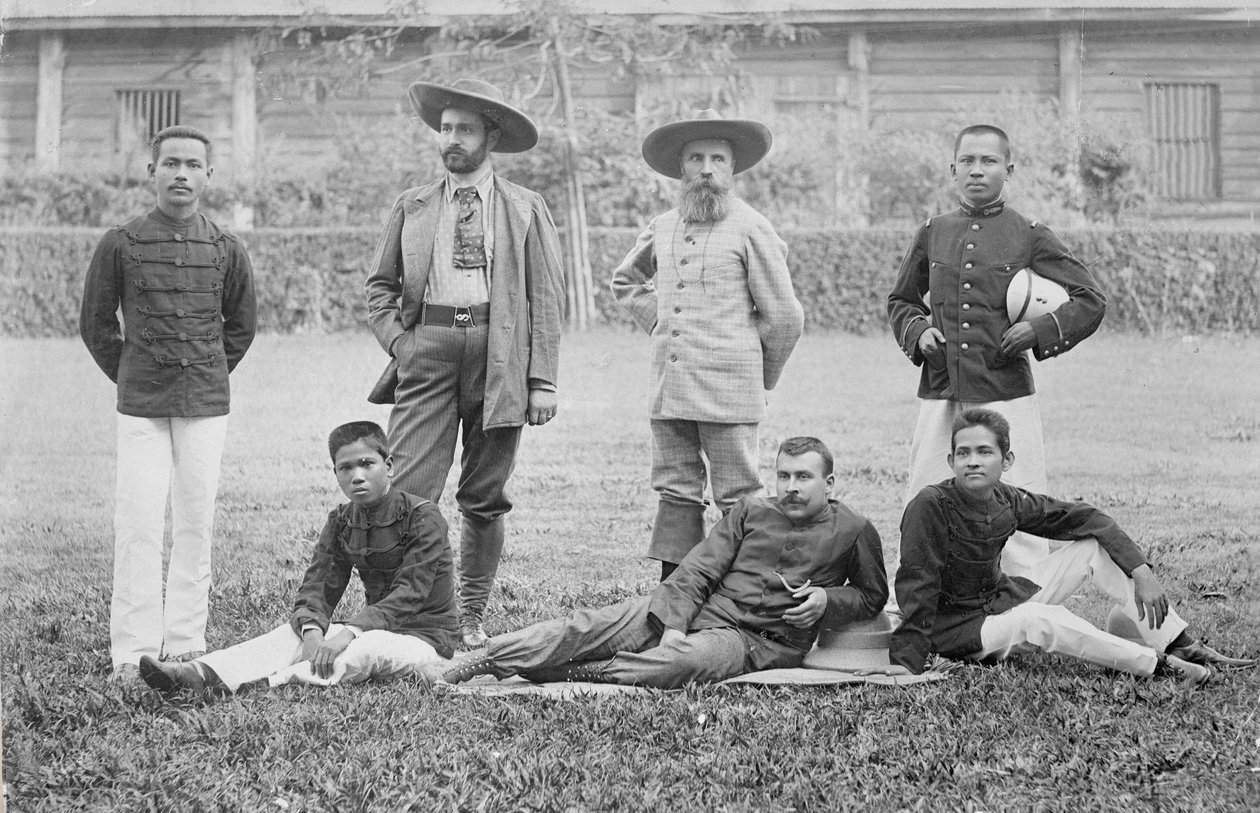 Pavie-missionen, Haut-Mekong, Indokina 1890 af French Photographer