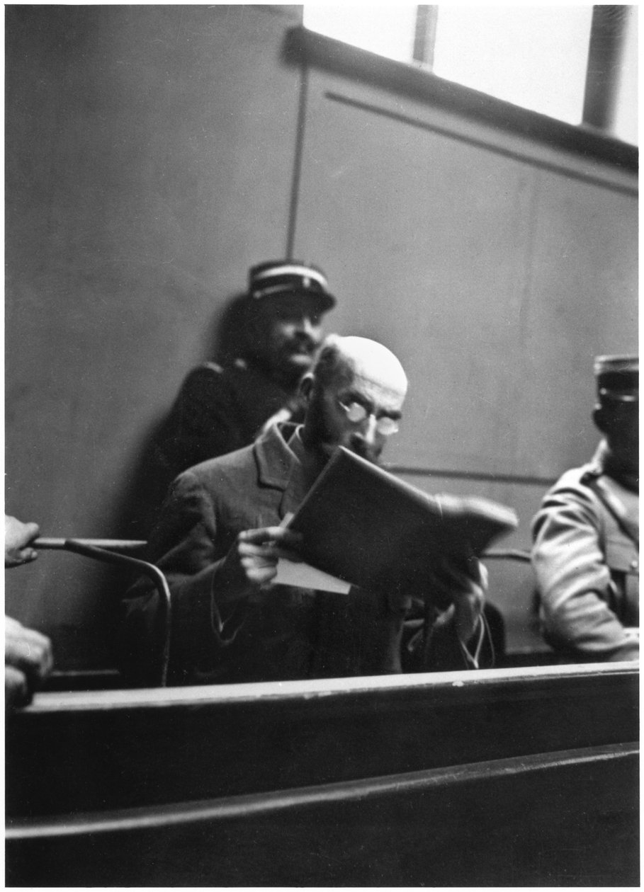 Retssagen mod Henri Desire Landru (1869-1922) 20. november 1921 af French Photographer