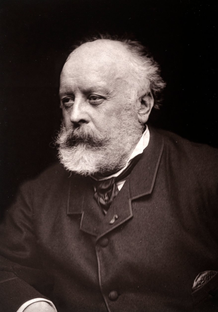 Kunstneren Evariste-Vital Luminais portrætteret i anledning af Salonen i Paris i 1885 af French Photographer