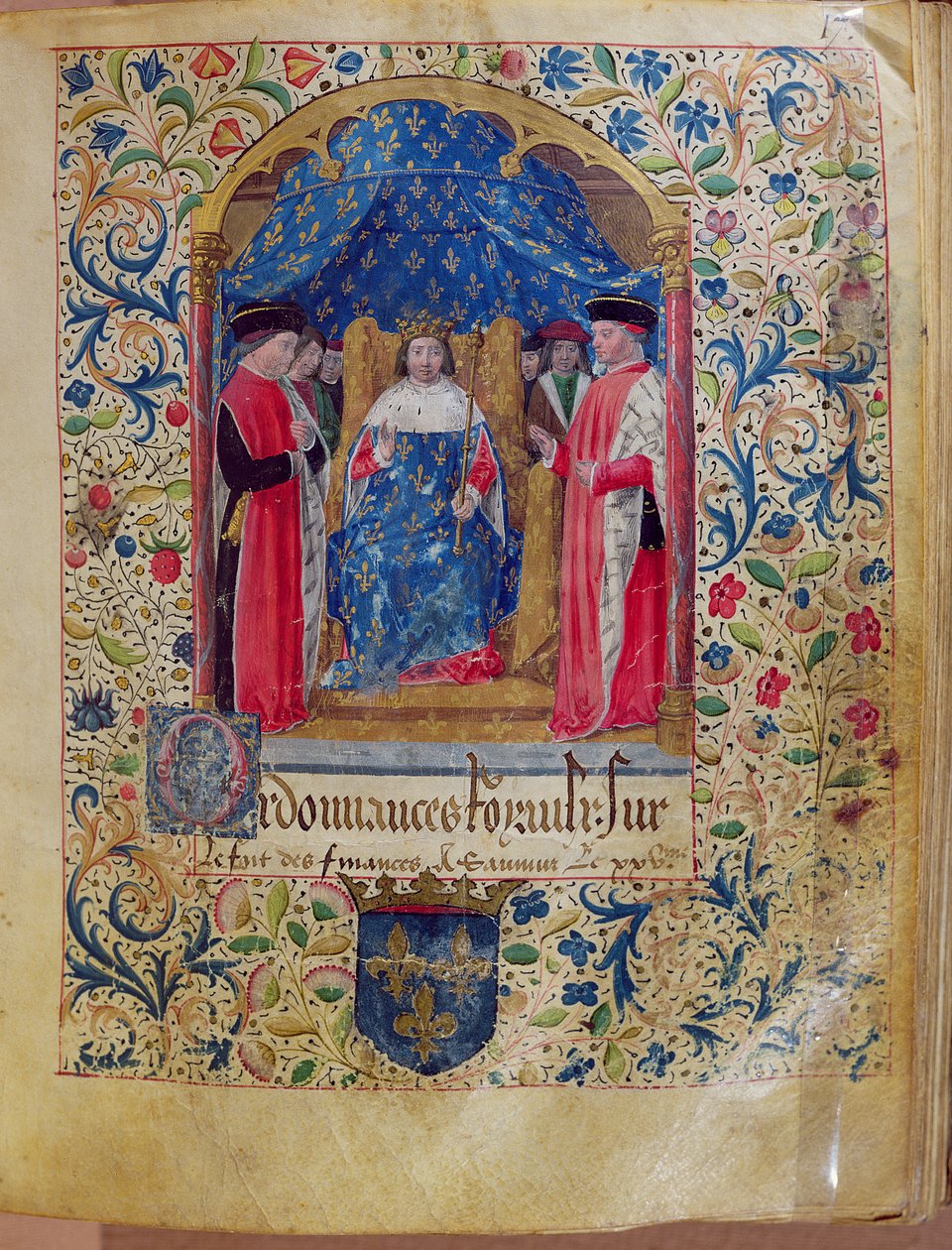 AE 523 Illustration fra Livre Ferre fra Cour des Comptes af French School