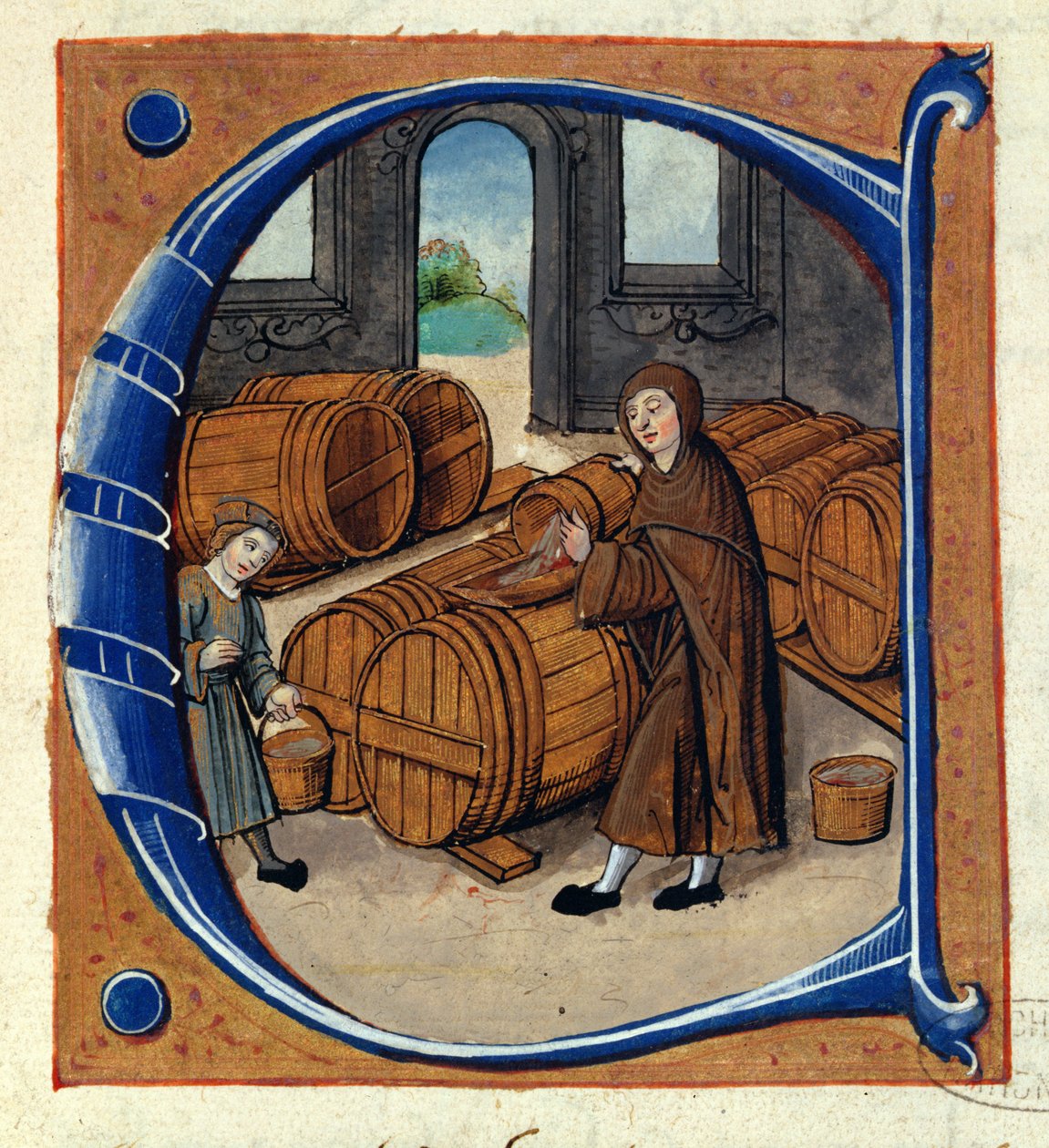 AE II/1667 Vinproduktion i middelalderen, fra 