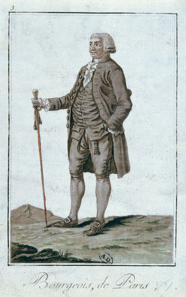 En bourgeois af Paris, 1787 af French School